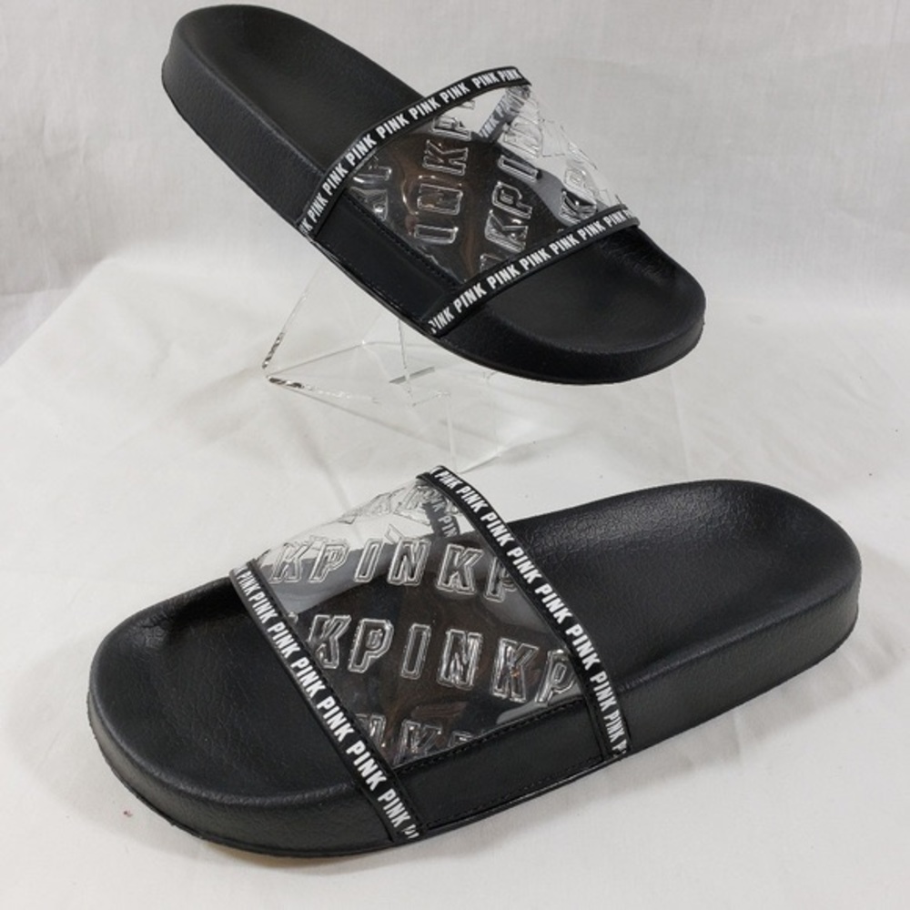 Black Slippers / Slide Sandals